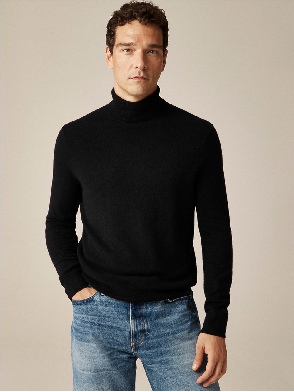 J.Crew Cashmere Turtleneck Sweater Mens